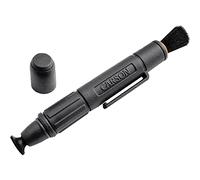 Carson C6 Lens Cleaner, Black | Reusable Cleaner with Retractable Soft Brush - Great For Optics, Camera Lenses, and Screen Cleaning (CS-25)
