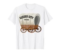 Carson City California Covered Wagon for Men Women. T-Shirt