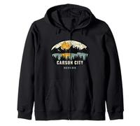 Carson City Nevada, NV Vacation Souvenir Zip Hoodie