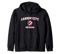 Carson City Nevada (NV) Zip Hoodie