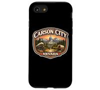 Carson City Nevada Souvenir State Capital Retro Vintage Case for iPhone SE (2020) / 7/8