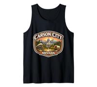 Carson City Nevada Souvenir State Capital Retro Vintage Tank Top