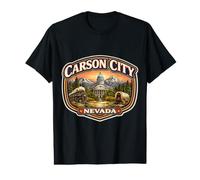 Carson City Nevada Souvenir State Capital Retro Vintage Value Graphic T-Shirt