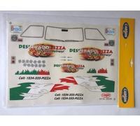 Carson Decal Sheet 1:10 Desperado Pizza Stickers for Lunch Box 69190