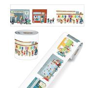 Carson Dellosa All are Welcome 65Ft Celebrate Diversity Bulletin Board Borders, 1 Roll of All are Neighbors Trim for Rolling Whiteboard, Cork and Posterboard, Office Decorations, and Classroom Decor