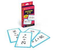 Carson Dellosa Division Flash Cards-Grades 3-5 Double-Sided Cards, Dividing Select Factors Through 12, 100 Math Problems for Elementary Mathematics Practice (54 pc)