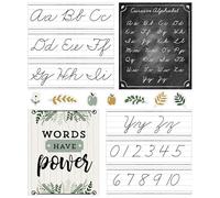 Carson Dellosa Education Farmhouse Alphabet Line: Cursive Bulletin Board Set