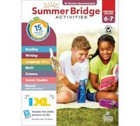 CARSON DELLOSA EDUCATION Summer Bridge Activities, Grades 6 - 7 Paperback Book CARSON DELLOSA EDUCATION Multicolor