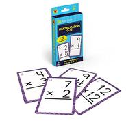 Carson Dellosa Multiplication Flash Cards-Grades 3-6 Double-Sided Cards, Multiplying Select Factors through 12, Elementary Mathematics Practice (54 pc) (Brighter Child Flash Cards)
