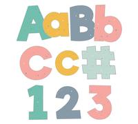 Carson Dellosa We Belong 219 pc 4 Inch Speckled Bulletin Board Letters Pack, Letters, Numbers, Symbols, and Punctuation Cutouts for Bulletin Board, Cork Board, Party, Wall Decor, and Classroom Decor