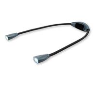 Carson Dual Headed COB LED Neck Light with Two Brightness Settings - Outdoor Themed Packaging Version (NL-20),Black