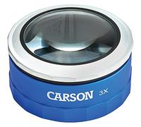 Carson Focus Magnifier for Reading, Blue, Hand Held
