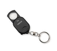 Carson Keyring with Magnifier, Black, XL