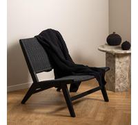Carson Lounge Chair - Black Oak