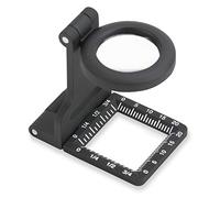 Carson LT-60 6.5x20 LinenTest Metal Folding Loupe Magnifier