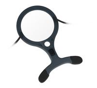 Carson Lumé Series 2 x Hands-Free Magnifying Glass with 7x Spot Lens, COB LEDs and Two Brightness Levels - Ideal for Hobbies such as Sewing, Reading and Crafts (AS-70)