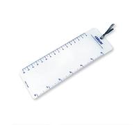 Carson MagniMark 3x Fresnel Bookmark Magnifier and 6 Inch Ruler