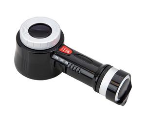Carson MeasureLoupe 11.5x Magnifier with LED/UV illumination
