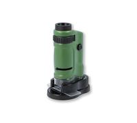 Carson Microbrite LED Lighted 20-40x Childrens Microscope with 2 Slides and Base Stand, Green