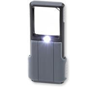 Carson MiniBrite 5x Magnifying Glass with LED Light and Sliding Protective Case