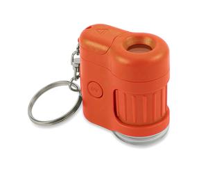 Carson MM-280O MicroMini LED Lighted 20x Pocket Microscope with Built-In UV Lig