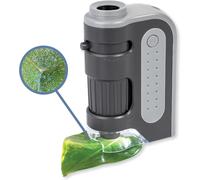 Carson MM-300 MicroBrite Plus 60 -120x LED Lighted Pocket Microscope, Grey