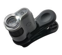 Carson MM-380 MicroMini 20x LED Lighted Pocket Microscope with Built-in LED/UV