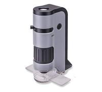 Carson MP-250 MicroFlip 100-250x LED Lighted Pocket Microscope with Smartphone