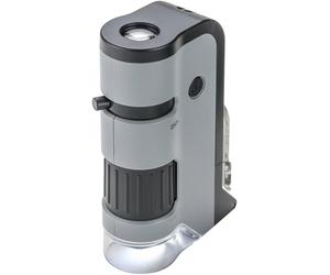 Carson MP-250 MicroFlip 100-250x LED Lighted Pocket Microscope with Smartphone