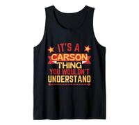Carson Name Funny Gift for Carson Tank Top