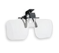 Carson OD-10 Clip and Flip Hands-Free 1.5x (+2.25) Magnifying Lenses, Grey