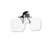 Carson OD-10 Clip and Flip Hands-Free 1.5x (+2.25) Magnifying Lenses, Grey