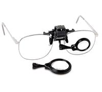 Carson OL-57 OcuLens Hands-Free Clip-On 5x and 8x Eyeglass Magnifier Set, Grey