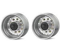 CARSON R/C 1:14 Trailer wheel f. Tire wide Silver (2)
