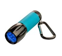 CARSON Unisex's UVSight PRO, UV Torch with 9 Ultra Violet Blue LED Bulbs and Carabiner Clip (SL-44), One Size