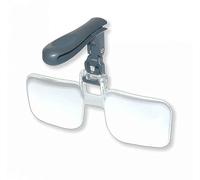 Carson VM-14 VisorMag Hands-Free Hat Mounted Clip-On 2.25x Magnifying Lenses, Grey