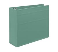 Carstens 4-Inch Heavy Duty 3-Ring Binder - Side Opening, Mint, Durable Plastic, Precision No-Gap Rings, Waterproof Cover, No Pockets, Holds 600 US Letter Sheets, BPA-Free, Made in USA (1844-3R)