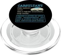 Carsultant Funny Definition Automotive Expert Car Enthusiast PopSockets PopGrip for MagSafe
