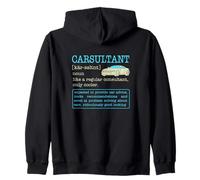 Carsultant Funny Definition Automotive Expert Car Enthusiast Zip Hoodie