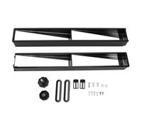 Cart 4 Panel Wide Angle Rear View Mirror Adjustable Height Anti Shake Enhanced Safety Durable ABS Housing Stainless Steel Brackets for Club Car DS Precedent EZGO Cart Van Truck
