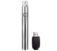 Cart Battery Pen 1100mAh 510 Threaded Battery Pen 3 Gear Adjustable Voltages Portable Rechargeable Welding Tools Silver