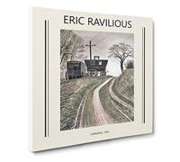 Cart On Hill By Eric Ravilious Canvas Print | Gallery Wrapped 30mm Frame Wall Art | 20x20 inches | Ready to Hang | Classic Landscape Picture | Living Room Bedroom Lounge Office