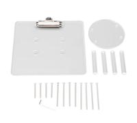 Cart Scorecard Holder Universal Fit Sturdy Acrylic with Secure Clip Non Interference Driving Easy Installation for Cart Steering Wheel 5 or 6 Holes Replacement for EZGO Club Car