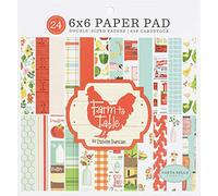 Carta Bella Double-Sided Paper Pad 6"X6" 24/Pkg-Farm to Table, 12 Designs/2 Each