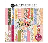 Carta Bella Double-Sided Paper Pad 6"X6" 24/Pkg-Flora No. 6
