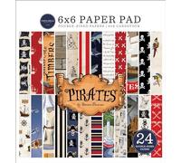 Carta Bella Double-Sided Paper Pad 6"X6" 24/Pkg-Pirates