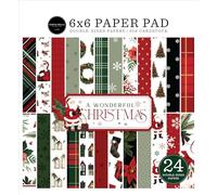 Carta Bella Double-Sided Paper Pad 6"X6"-A Wonderful Christmas
