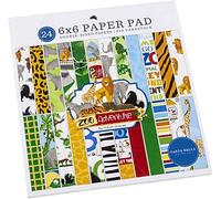 Carta Bella Paper 6X6 PAD, Zoo Adventure, 12 Designs/2 Each, One Size
