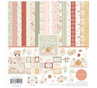 Carta Bella Silly Goose Collection Kit Scrapbooking Kit with 12 Double Sided Papers and Element Sticker Sheet