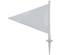 Carta Sport Cricket Boundary Flags White (One Size)